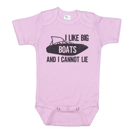I Like Big Boats And I Cannot Lie Onesie®