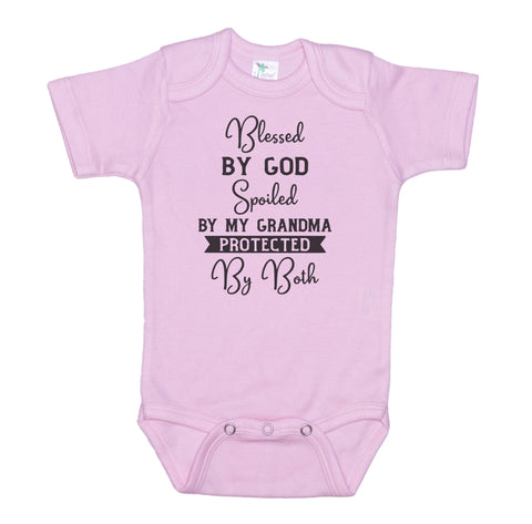 Blessed By God Spoiled By Grandma Onesie®