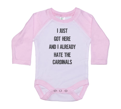I Just Got Here And I Already Hate The Cardinals Onesie®