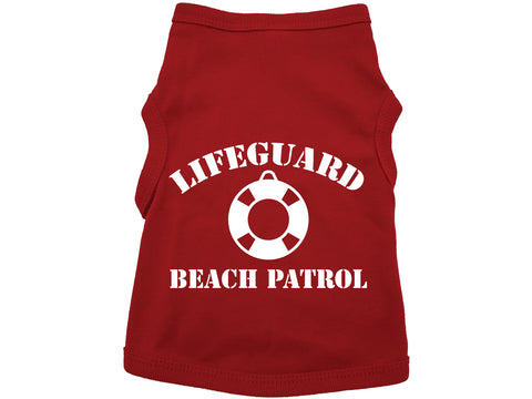 Lifeguard Beach Patrol Dog Shirt