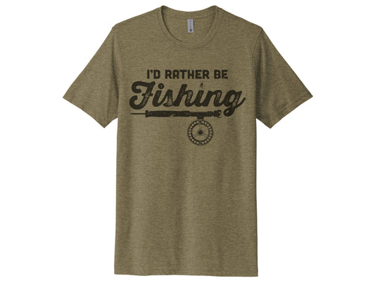 I'd Rather Be Fishing Shirt