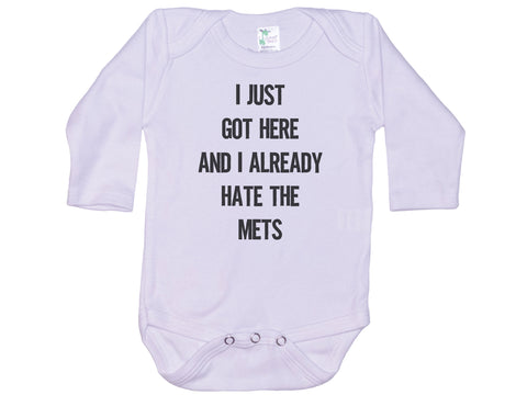 I Just Got Here And I Already Hate The Mets Onesie®