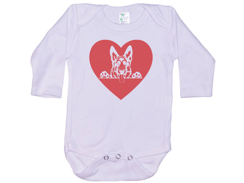 German Shepherd Heart Onesie®