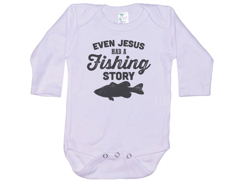 Even Jesus Had A Fishing Story Onesie®