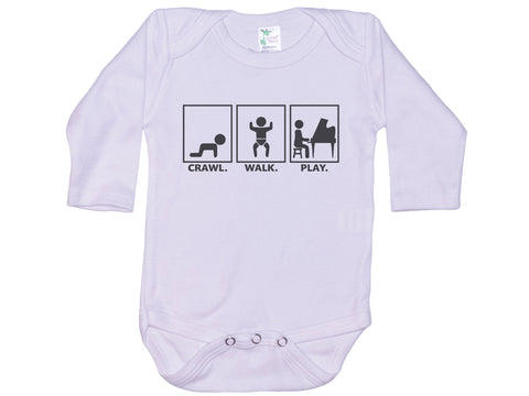 Crawl Walk Play Onesie® (Piano)