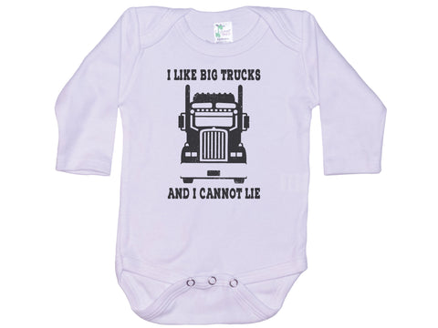 I Like Big Trucks And I Cannot Lie Onesie®