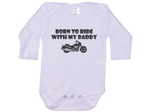 Born To Ride With My Daddy Onesie®