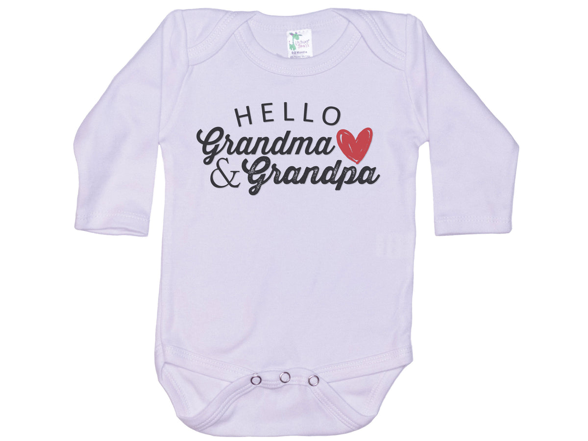 Hello Grandma And Grandpa Onesie®
