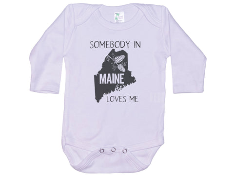 Somebody In Maine Love Me Onesie®