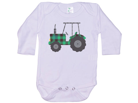 Plaid Tractor Onesie®