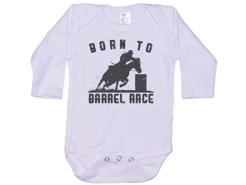 Born To Barrel Race Onesie®