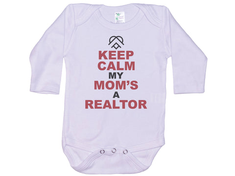 Keep Calm My Mom's A Realtor Onesie®