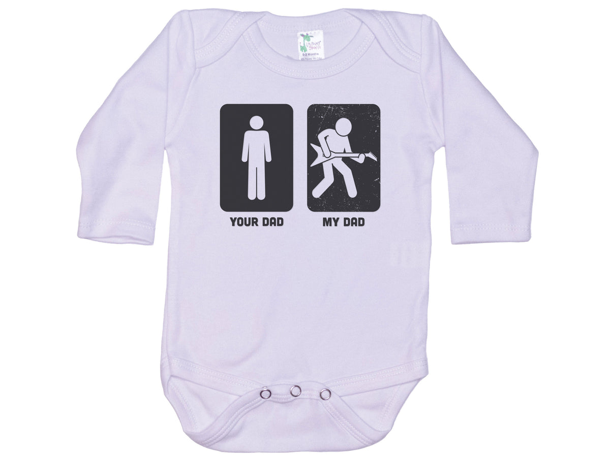 Your Dad My Dad Guitar Onesie®