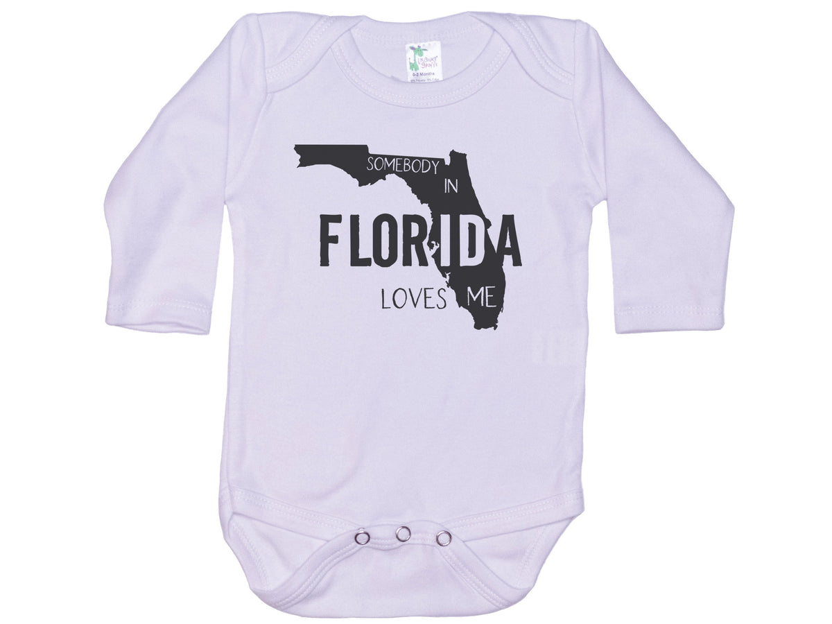 Somebody In Florida Loves Me Onesie®