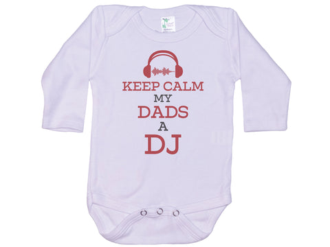 Keep Calm My Dad's A DJ Onesie®