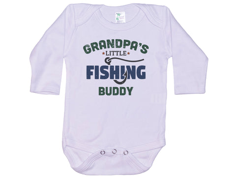 Grandpa's Little Fishing Buddy Onesie®