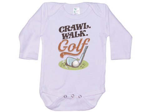 Crawl Walk Golf Onesie