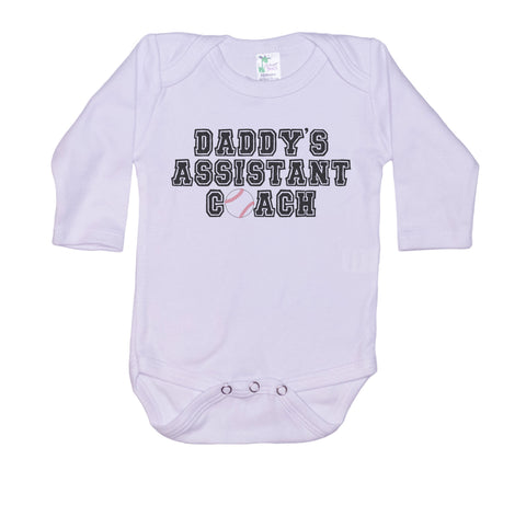 Daddy's Assistant Coach Baseball Onesie®