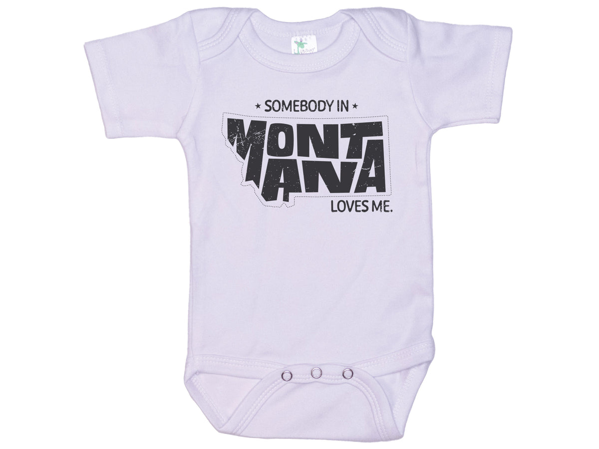Somebody In Montana Loves Me Onesie®