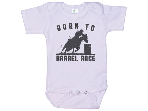Born To Barrel Race Onesie®