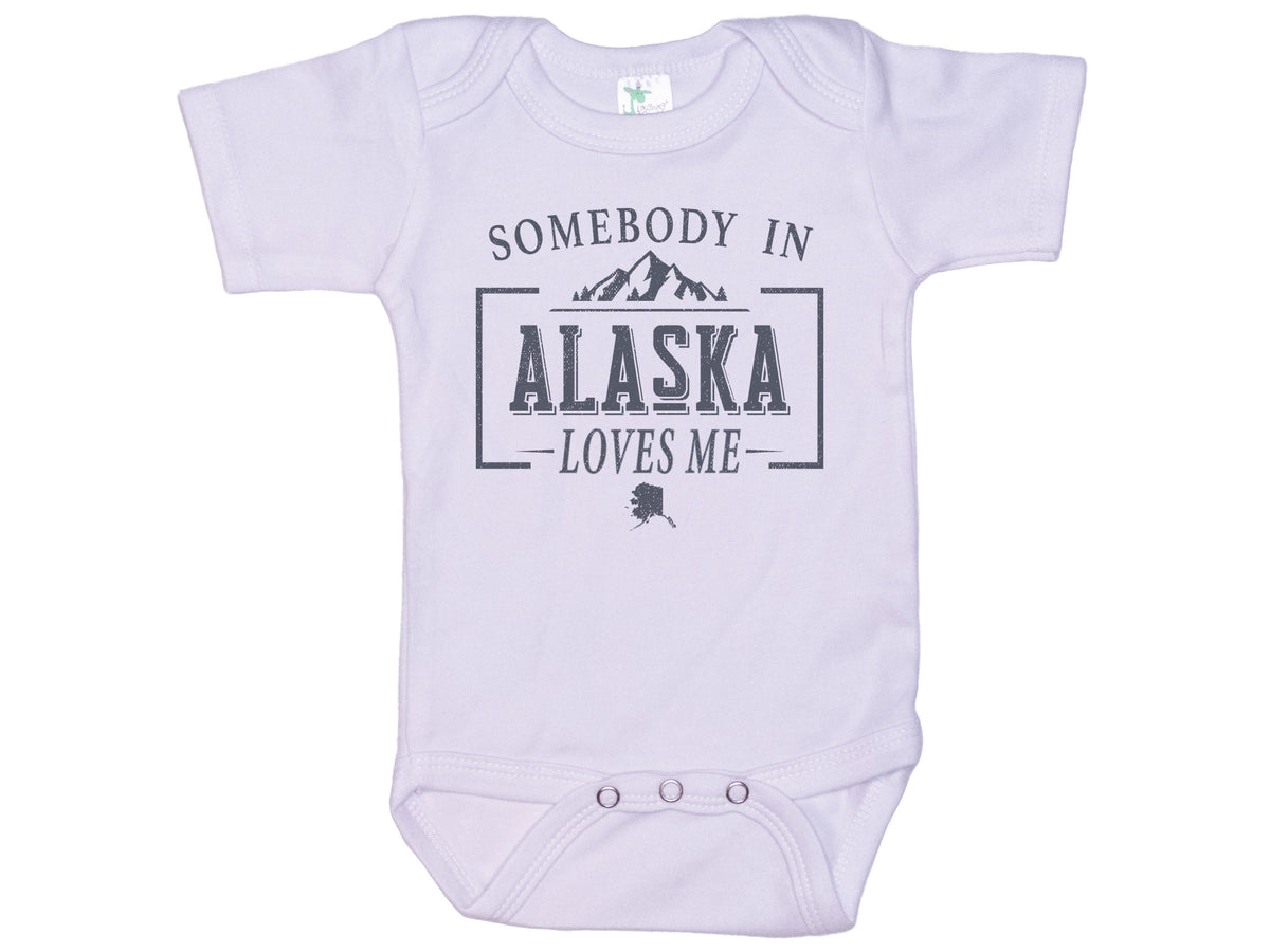 Somebody In Alaska Loves Me Onesie®