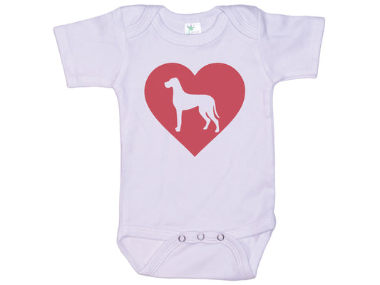 Great Dane Heart Onesie®