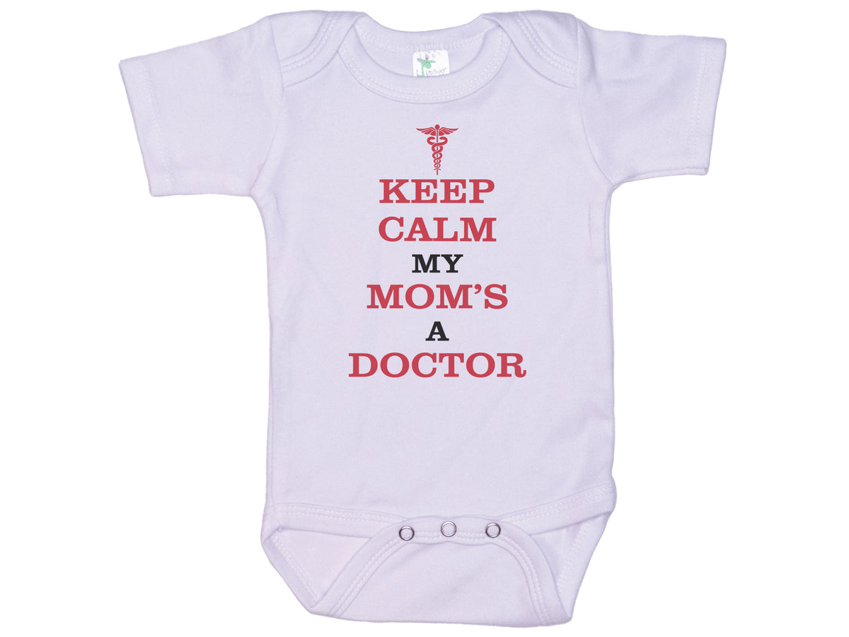 Keep Calm My Mom's A Doctor Onesie®