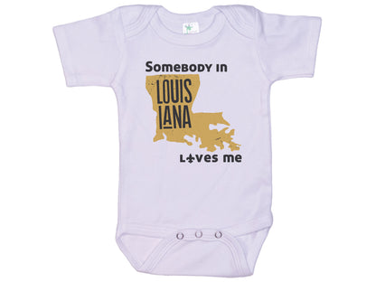 Somebody In Louisiana Loves Me Onesie®