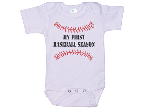 My First Baseball Season Onesie®