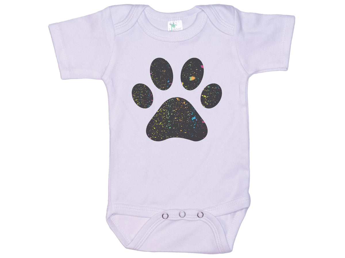 Neon Dog Footprint Onesie®