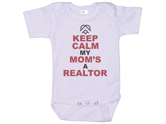 Keep Calm My Mom's A Realtor Onesie®