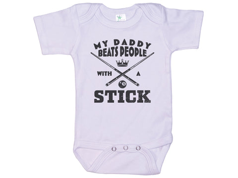 My Daddy Beats People With A Stick Onesie®