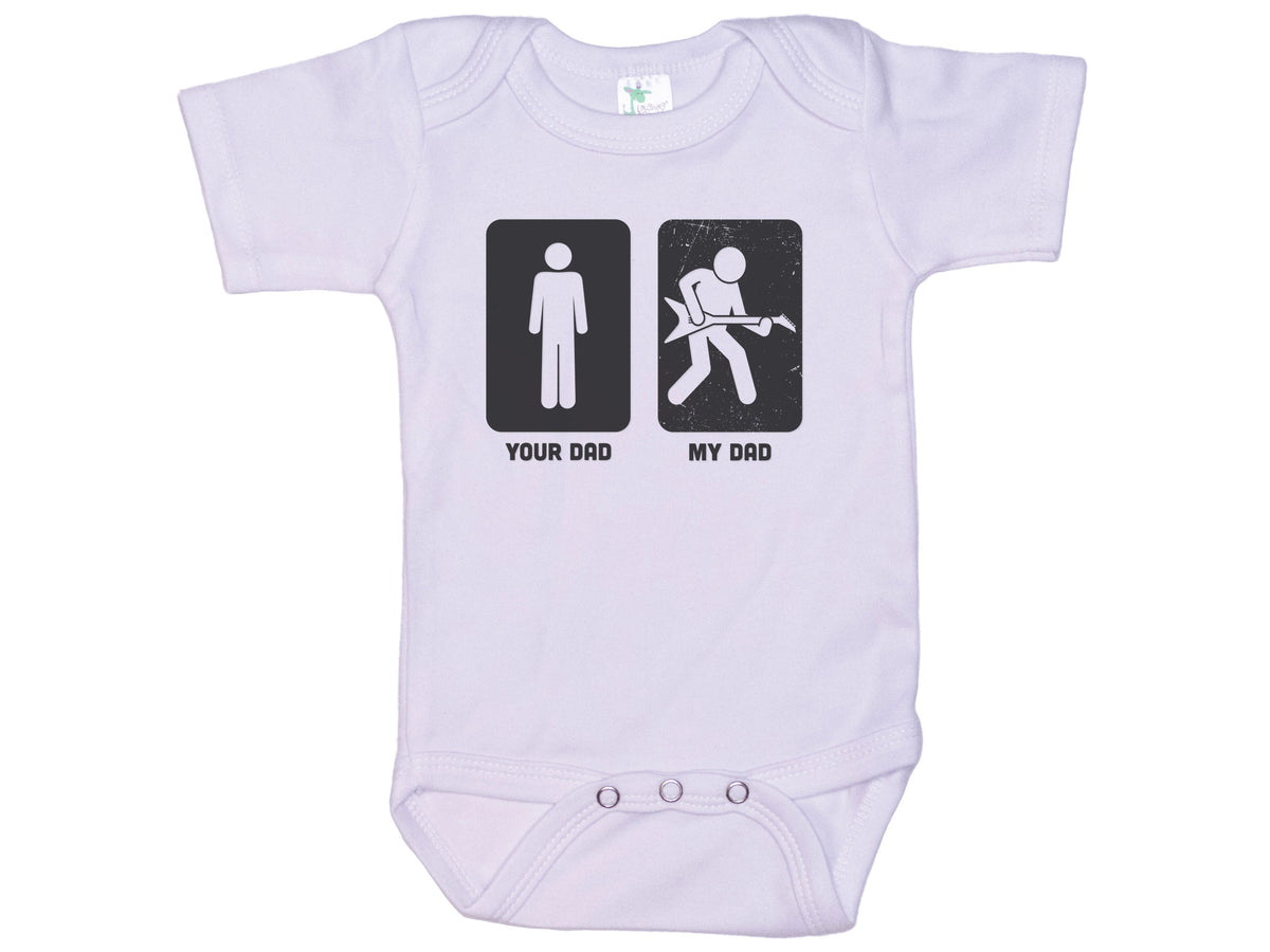 Your Dad My Dad Guitar Onesie®