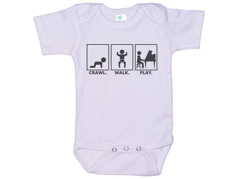 Crawl Walk Play Onesie® (Piano)