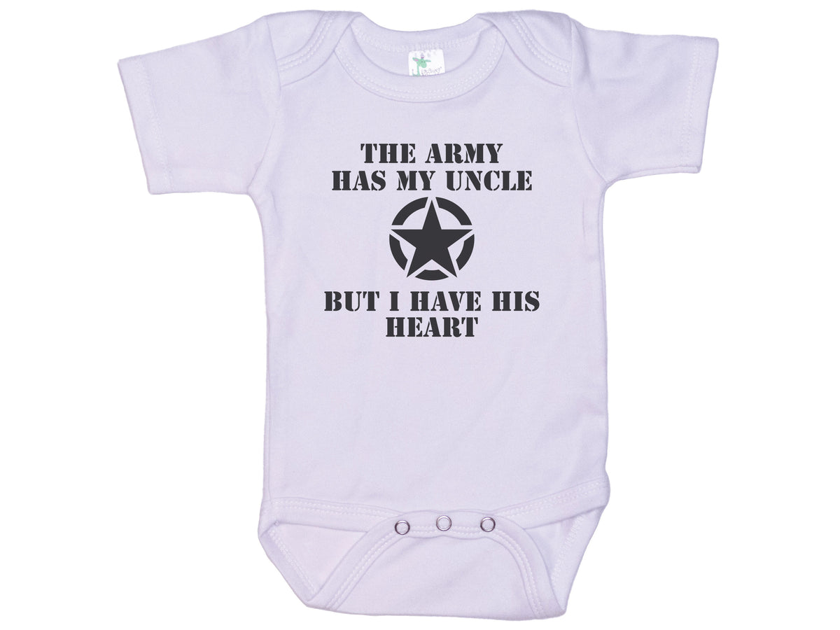 The Army Has My Uncle But I Have His Heart Onesie®