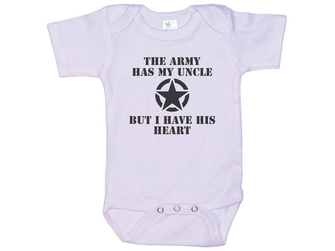 The Army Has My Uncle But I Have His Heart Onesie®