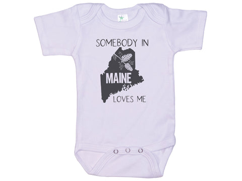 Somebody In Maine Love Me Onesie®