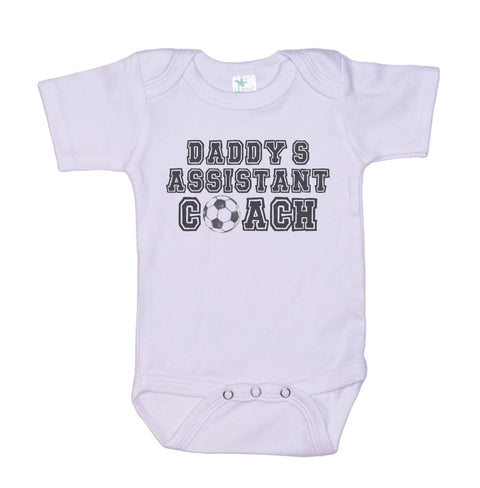 Daddy's Assistant Coach Soccer Onesie®