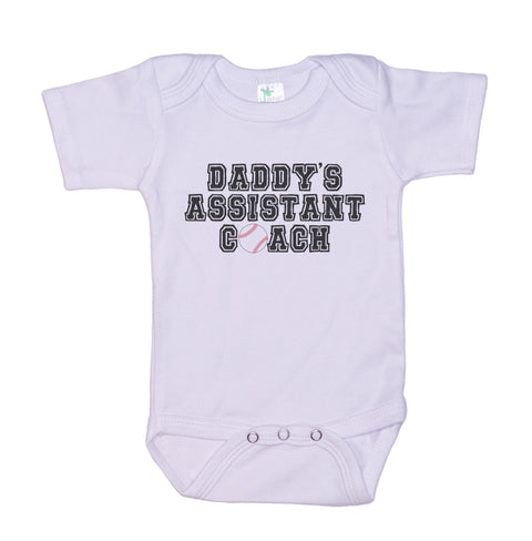 Daddy's Assistant Coach Baseball Onesie®