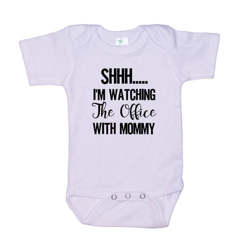 Shh I'm Watching The Office With Mommy Onesie®