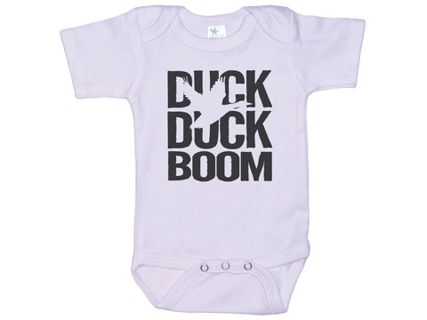 Duck Duck Boom Baby Onesie