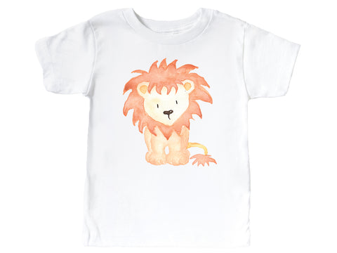 Kids Watercolor Lion Shirt