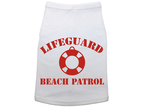 Lifeguard Beach Patrol Dog Shirt