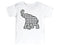 Kids Houndstooth Elephant Shirt