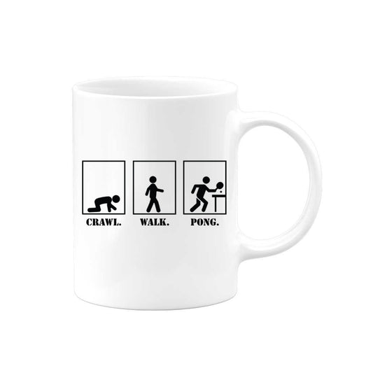 Crawl Walk Pong Mug