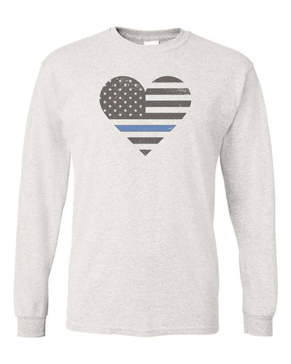 Police Heart Unisex Adult Shirt