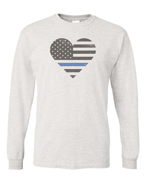 Police Heart Unisex Adult Shirt
