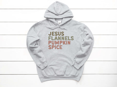 Jesus Flannels Pumpkin Spice Hoodie