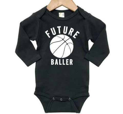 Future Baller (Basketball) Baby Onesie