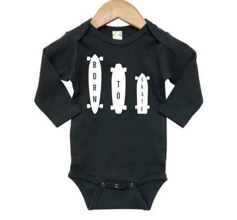 Born To Skate Baby Onesie